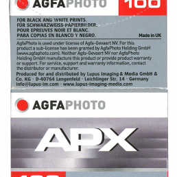Carrete de fotos en blanco y negro AgfaPhoto APX 100 135/36