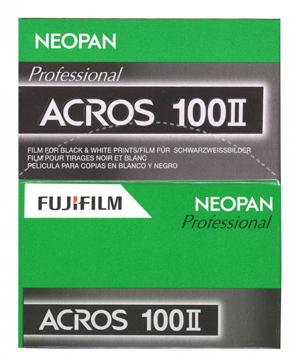 Carrete de fotos en blanco y negro Fujifilm Neopan professional Across II