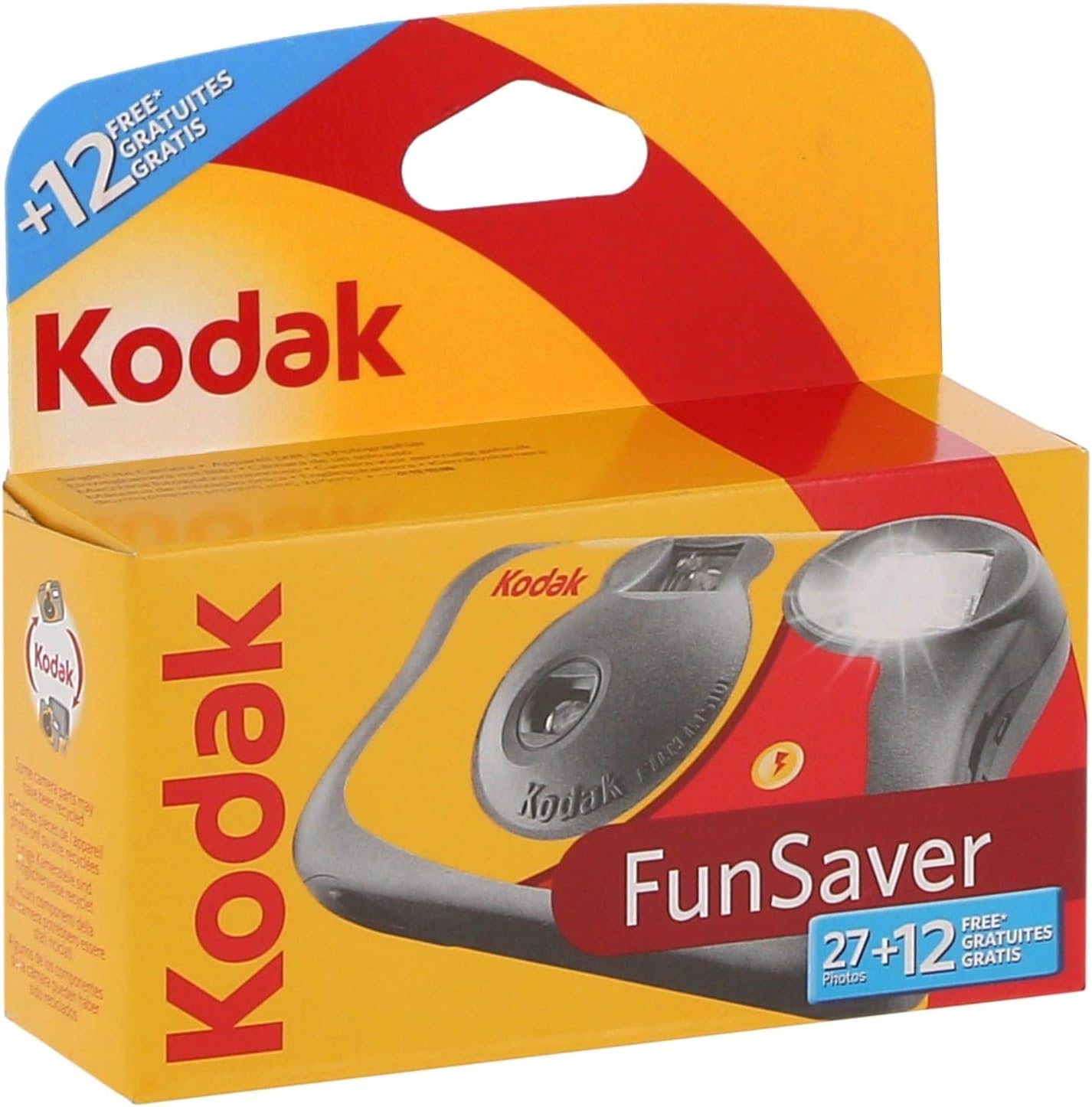  Kodak Fun Saver - Cámara de un solo uso, rollo de 27