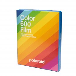 cartucho de pelicula instantánea de Polaroid 600 con color frame