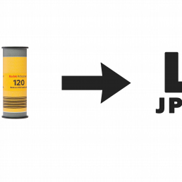 Revelado proceso C41 para carretes formato 120 con digitalizacion en L