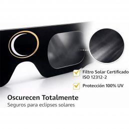 Gafas Eclipse Solar Homologadas ISO 12312-2